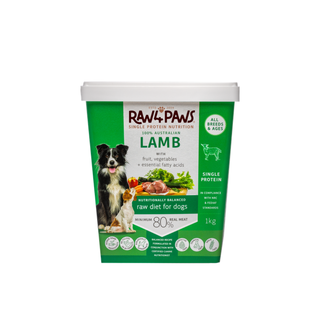 Raw4Paws Raw lamb dog food