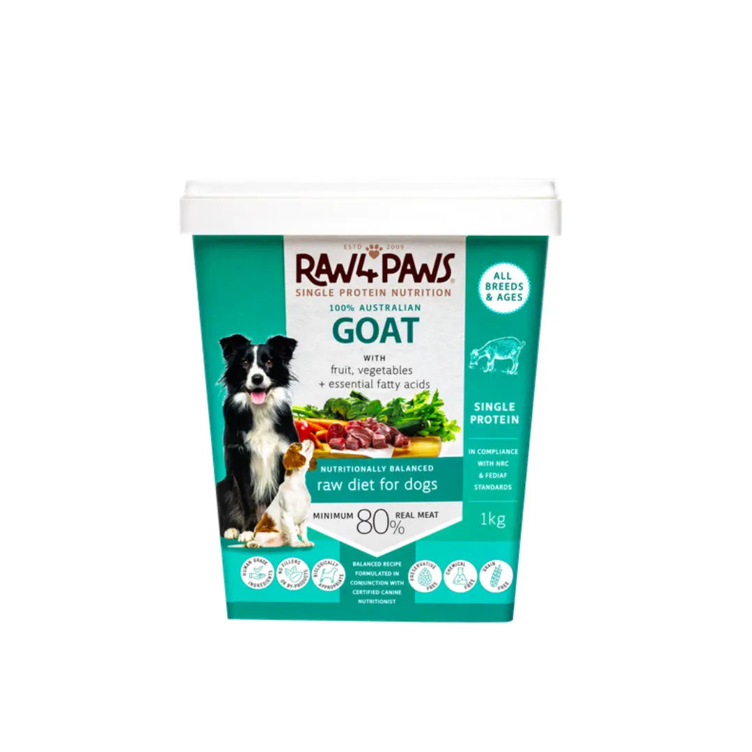 Raw4Paws Raw goat dog food