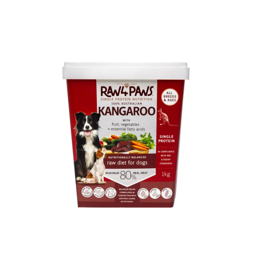 Raw4Paws Raw kangaroo dog food