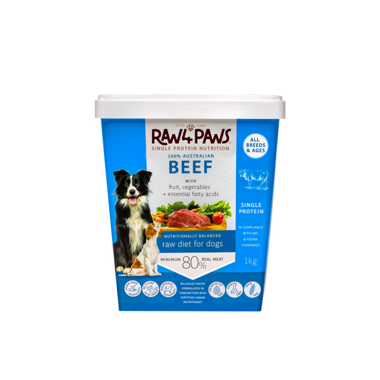 Raw4Paws Raw beef dog food