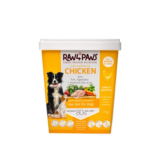 Raw4Paws Raw chicken dog food