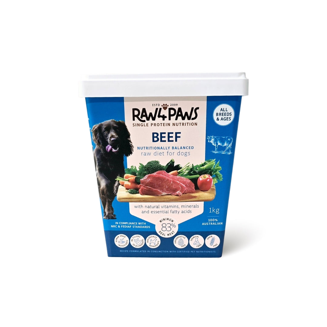 Raw4Paws Beef Tub (1kg)