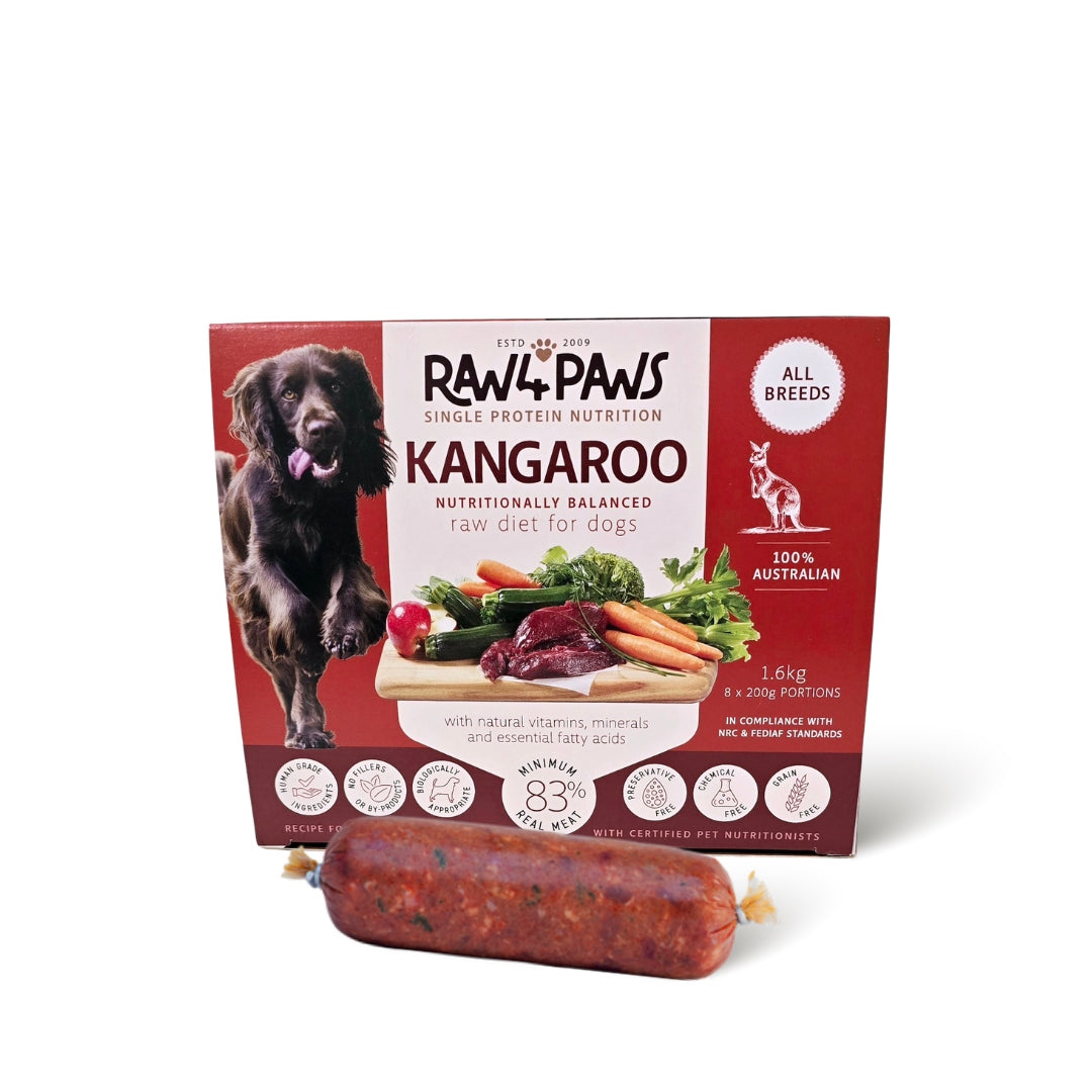 Raw4Paws Kangaroo Rolls (8x200g)