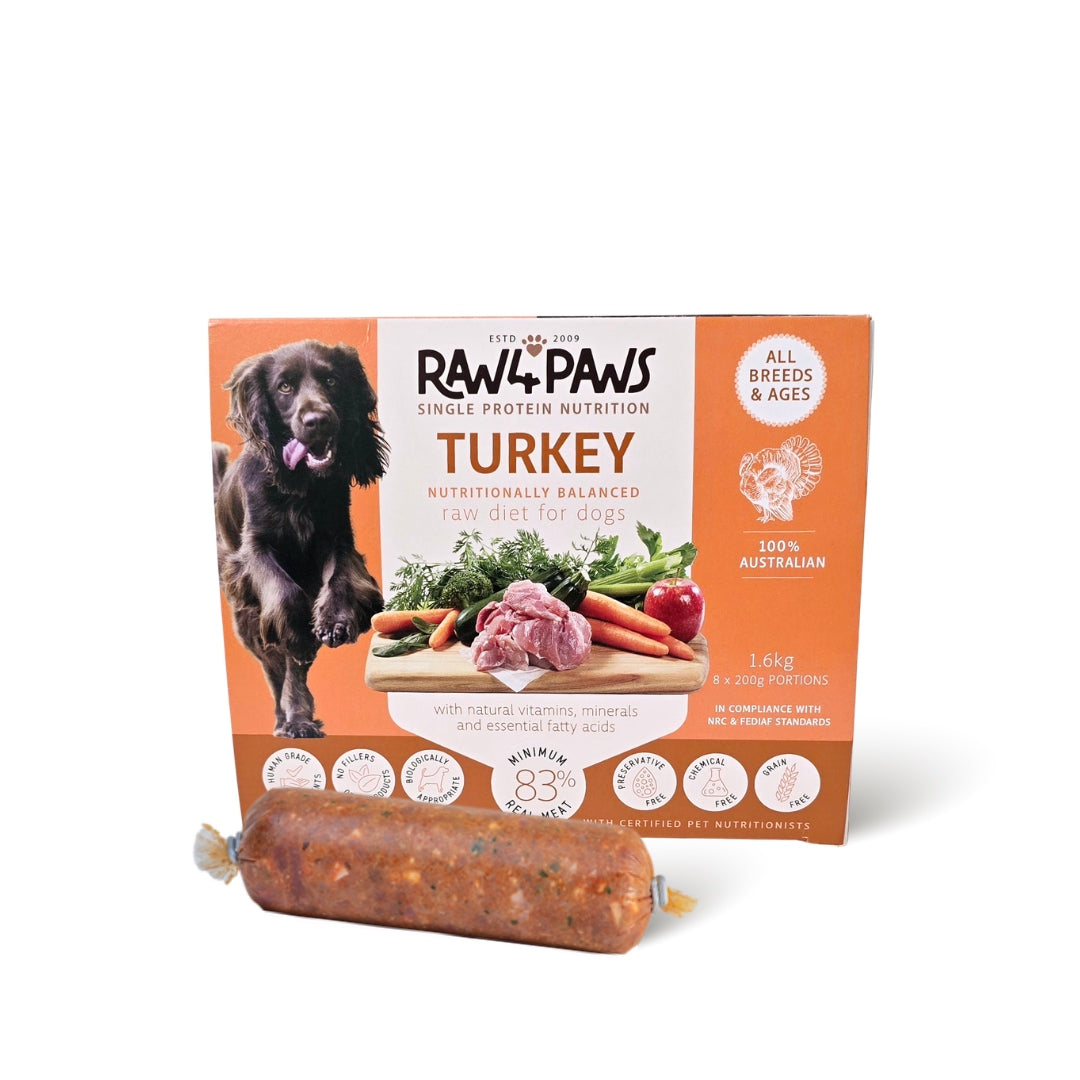 Raw4Paws Turkey Rolls (8x200g)