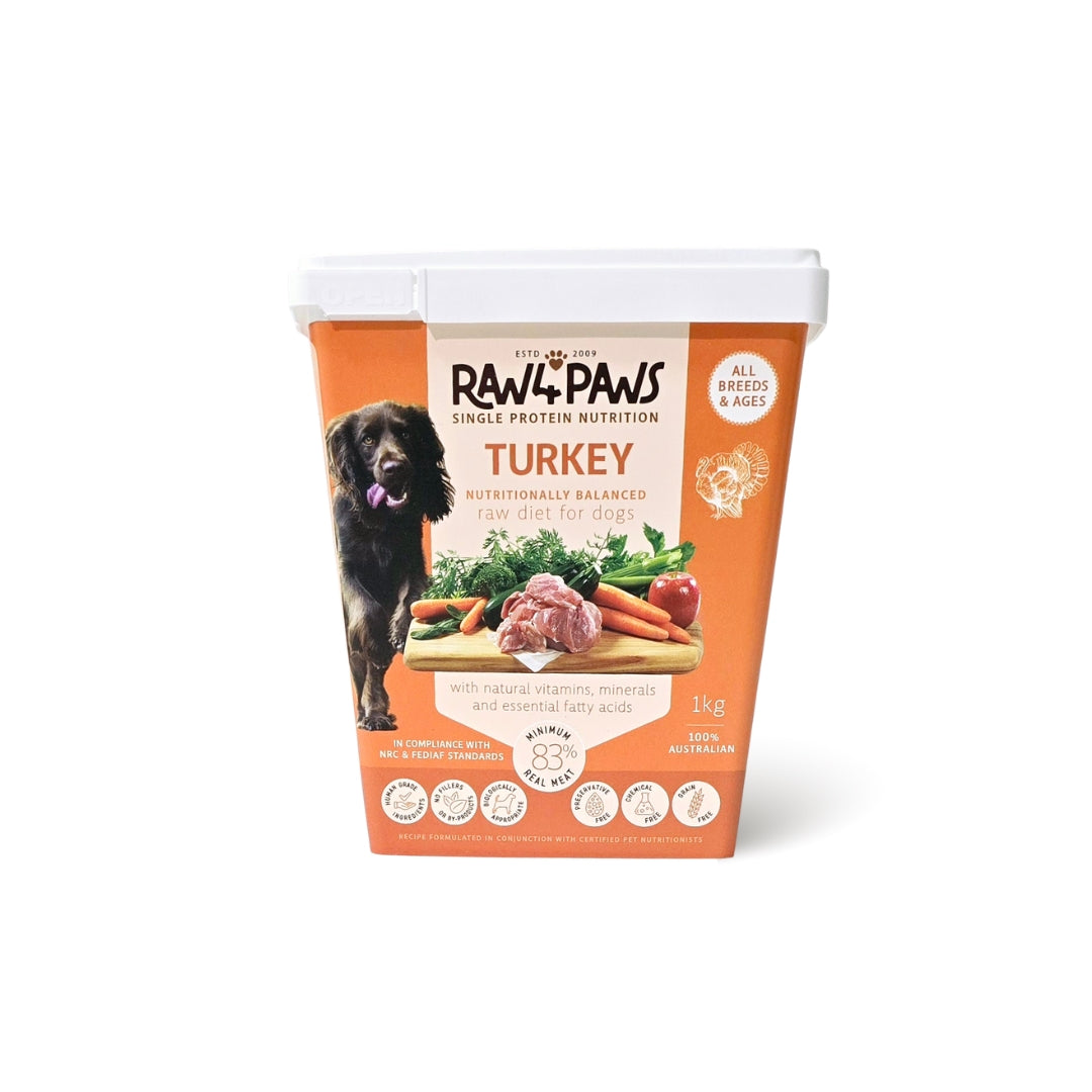 Raw4Paws Turkey Tub (1kg)